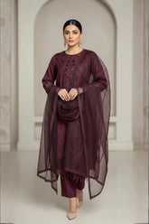 DEEP PLUM VISCOSE