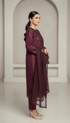 DEEP PLUM VISCOSE