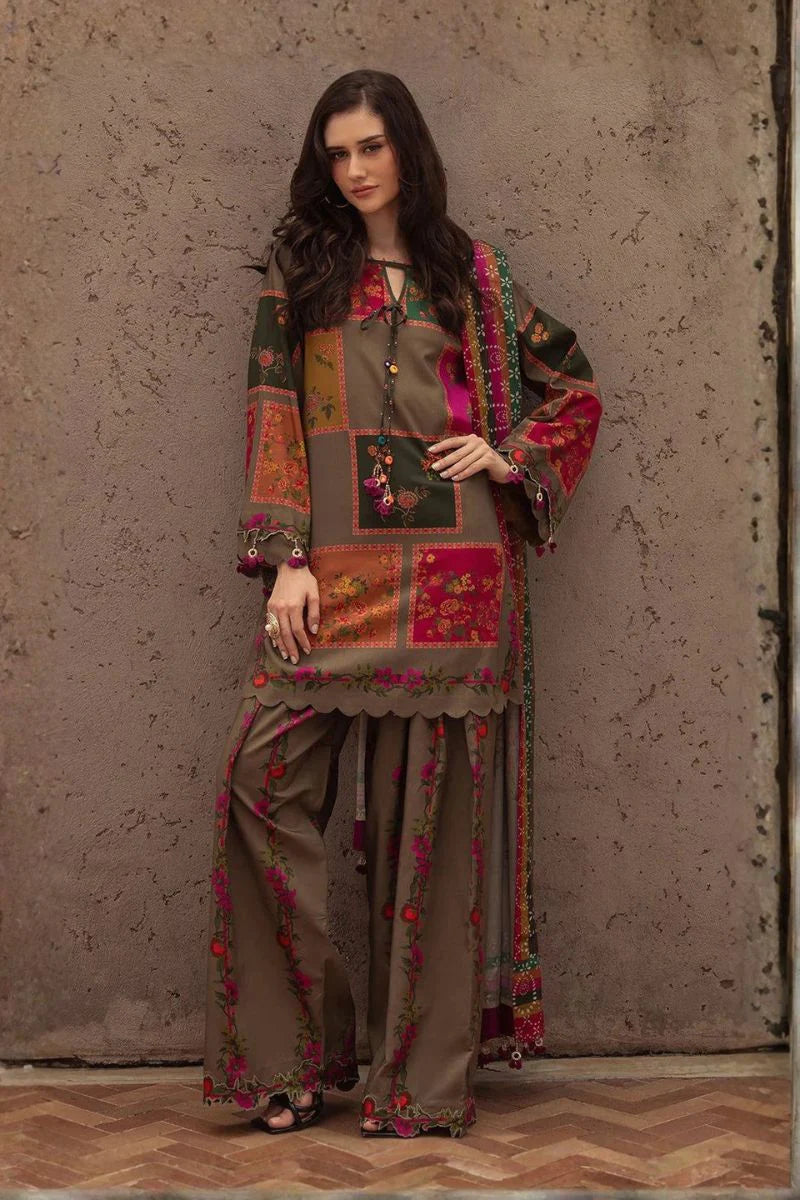 Zarmina Olive 3Piece
