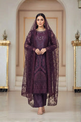 PLUM ORGANZA
