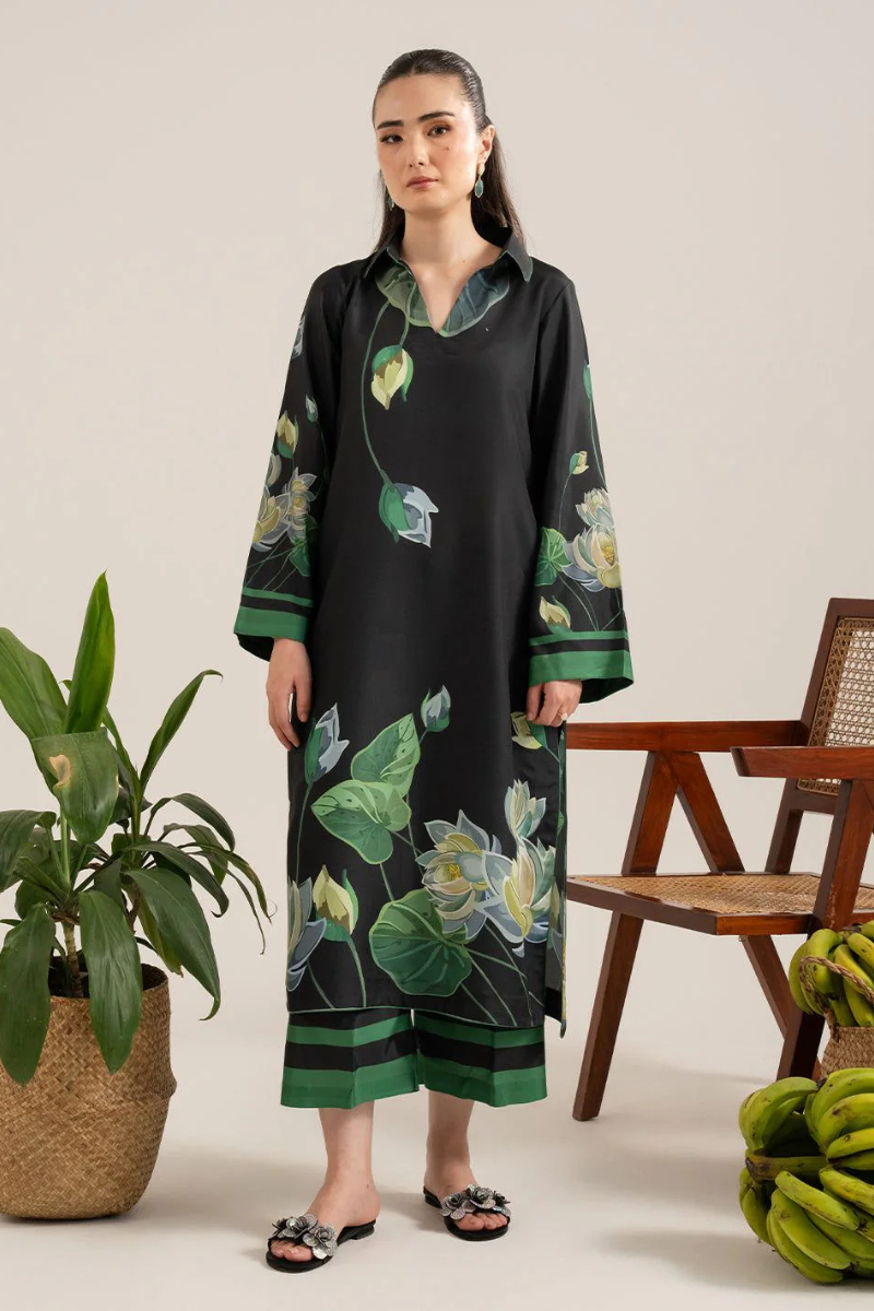 Izle Black – Digital Printed Coord Set
