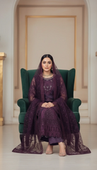 PLUM ORGANZA